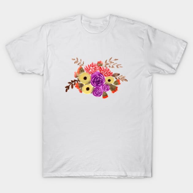 Floral T-Shirt by Ratna Arts